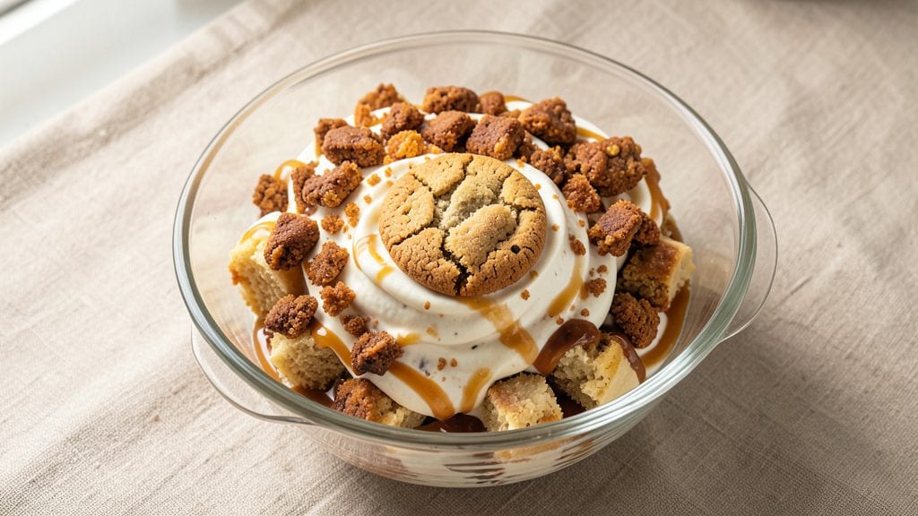 Mom's Makin Cookies and Ice Cream Recipe: Nostalgic Vanilla Swirls With Cookie Crunch