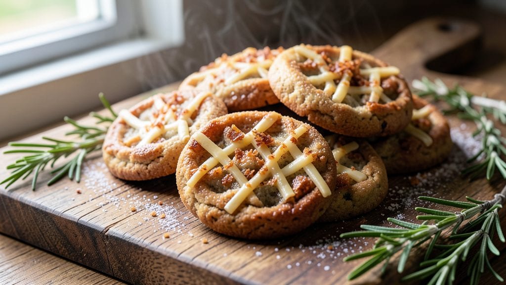 Savory Cookie Recipe: Herbed Parmesan Bites With Crunchy Edge